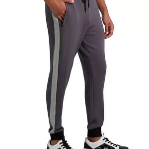 KARL LAGERFELD PARIS Men's Colorblock Jogger Pants - Gray - Medium